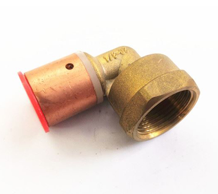 Copper Sleeve Crimp Female Elbow